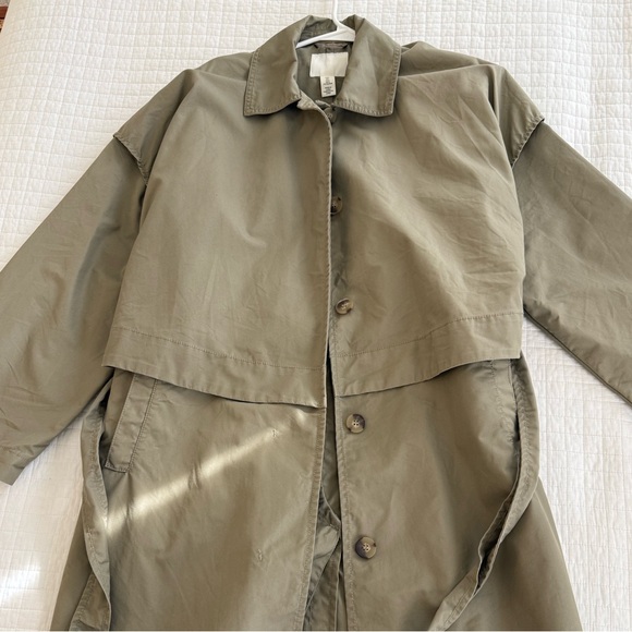 H&M Tan Women's Trench Coat - Picture 5 of 5